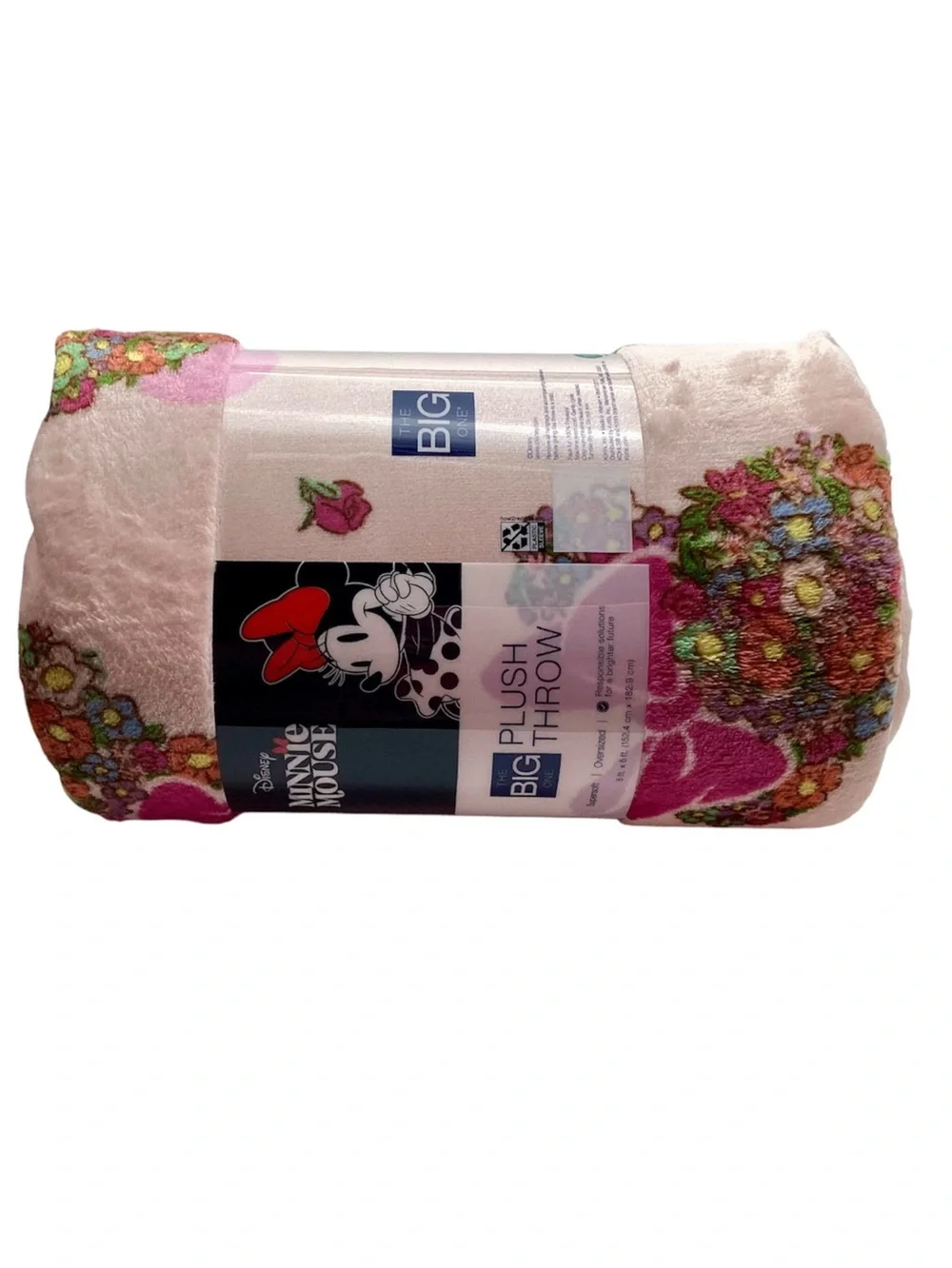 Disney’s “Minnie” Oversized Supersoft Printed Plush Throw Blanket (NWT)
